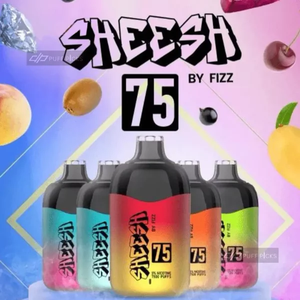 E-LIQUIDS; E-Juice; Vape; Desposable; Dallas; Fast Delivary; Disposable Vape; Sheesh 75 by Fizz 7500 Puff Disposable;