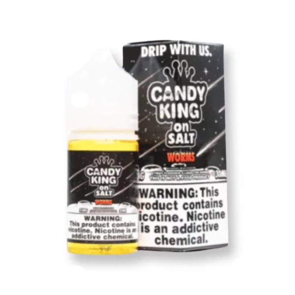 E-LIQUIDS; E-Juice; Vape; Desposable; Dallas; Fast Delivary; Disposable Vape; Candy King Worms 30ml Bottle;