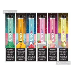 E-LIQUIDS; E-Juice; Vape; Desposable; Dallas; Fast Delivary; Disposable Vape; Uno Mas Disposable 5% (1200 Puffs) - Now in 20 Flavors;