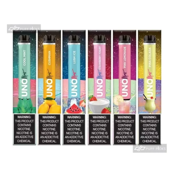 E-LIQUIDS; E-Juice; Vape; Desposable; Dallas; Fast Delivary; Disposable Vape; Uno Mas Disposable 5% (1200 Puffs) - Now in 20 Flavors;